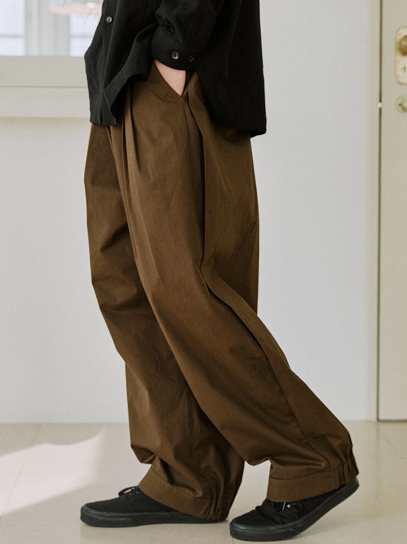 malen（マレン）の「unisex side balloon pants brown（Pants）」