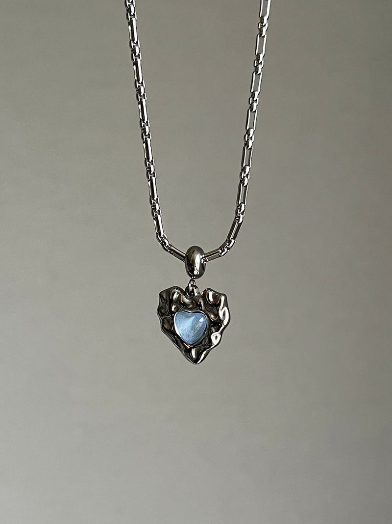 marine heart necklace