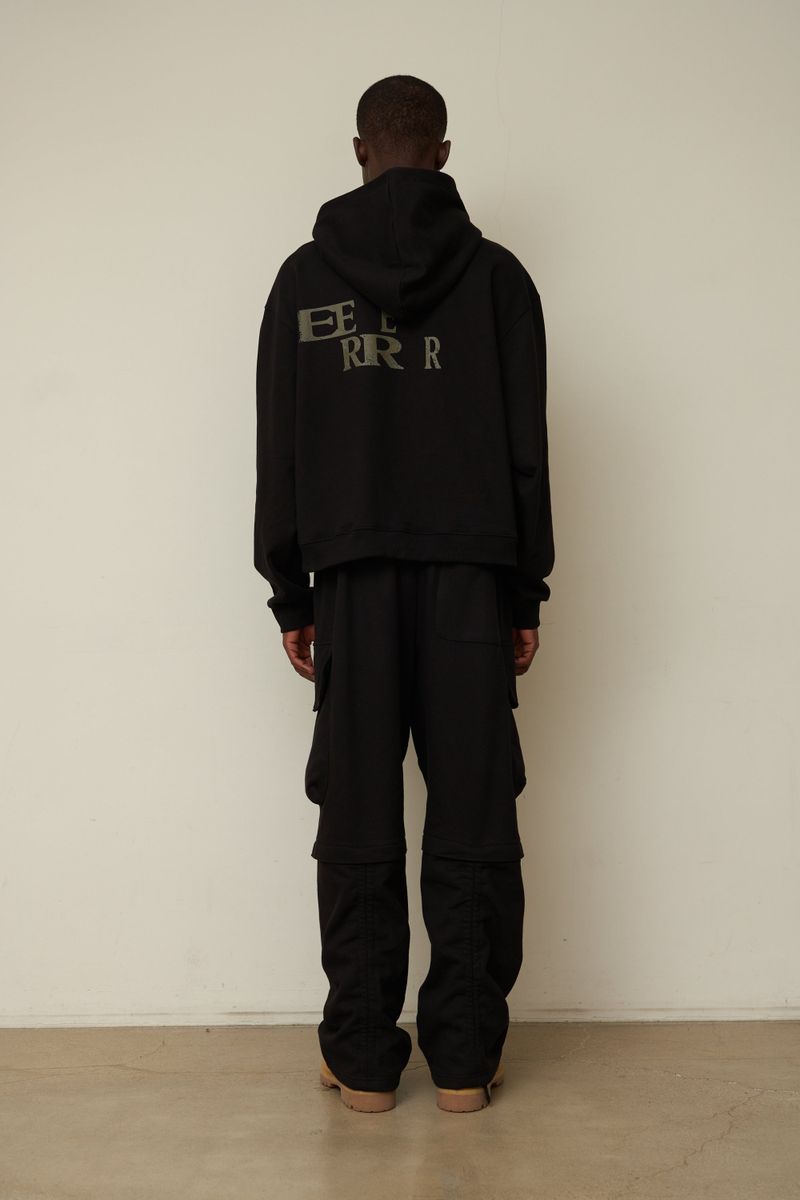 EEERRR Crack logo hoodie (Black)