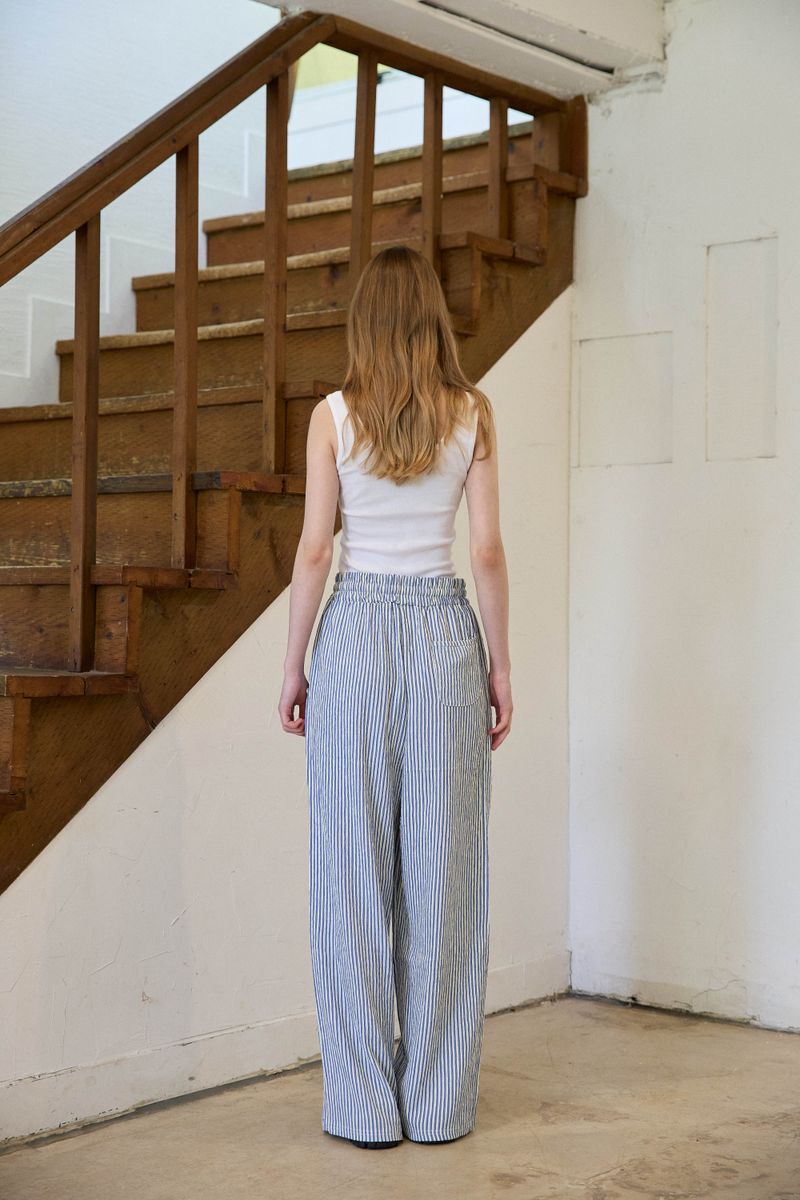 STRIPE BANDING PANTS (2 COLORS)