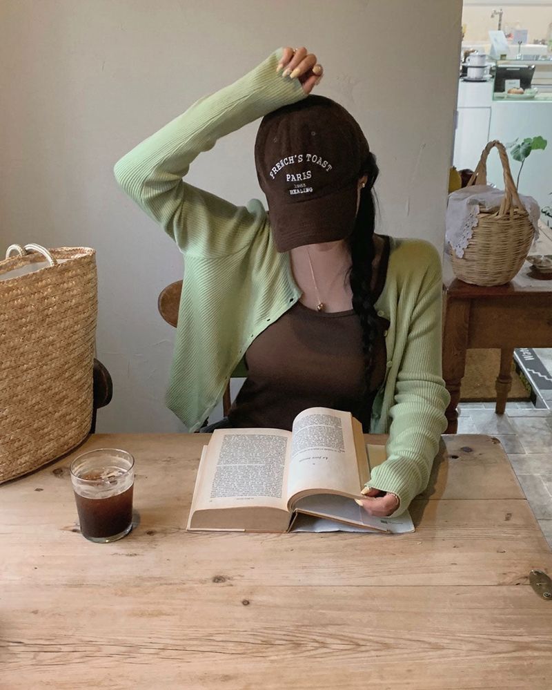 [BELLIDE MADE] Solve Round Rib Cardigan