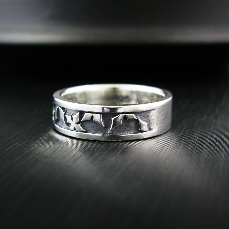Licht-L1 silver ring
