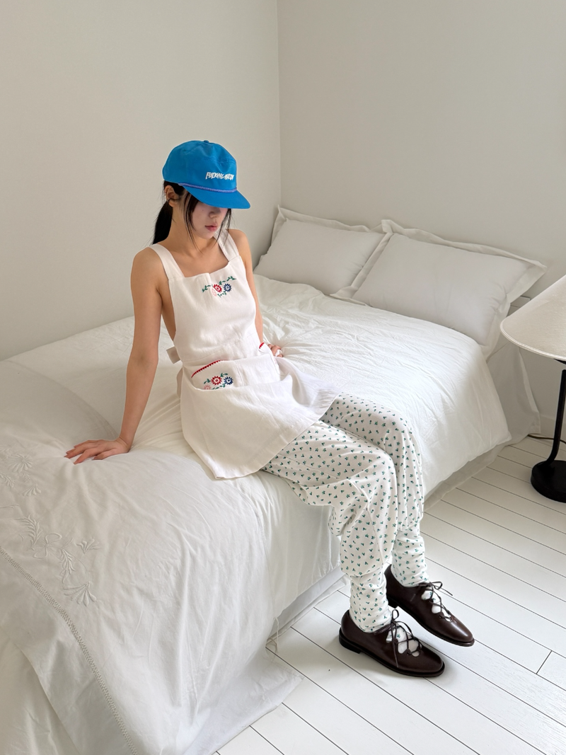 ♡MADE♡ floral leg warmer pants