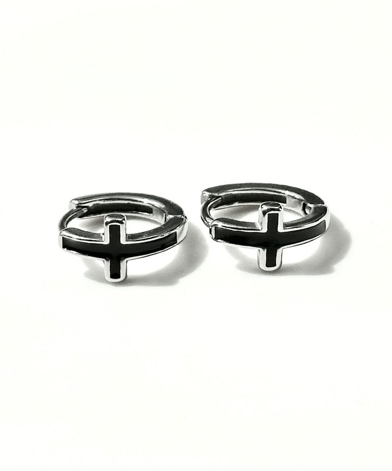 BLACK CROSS One-touch Piercing 2pcs