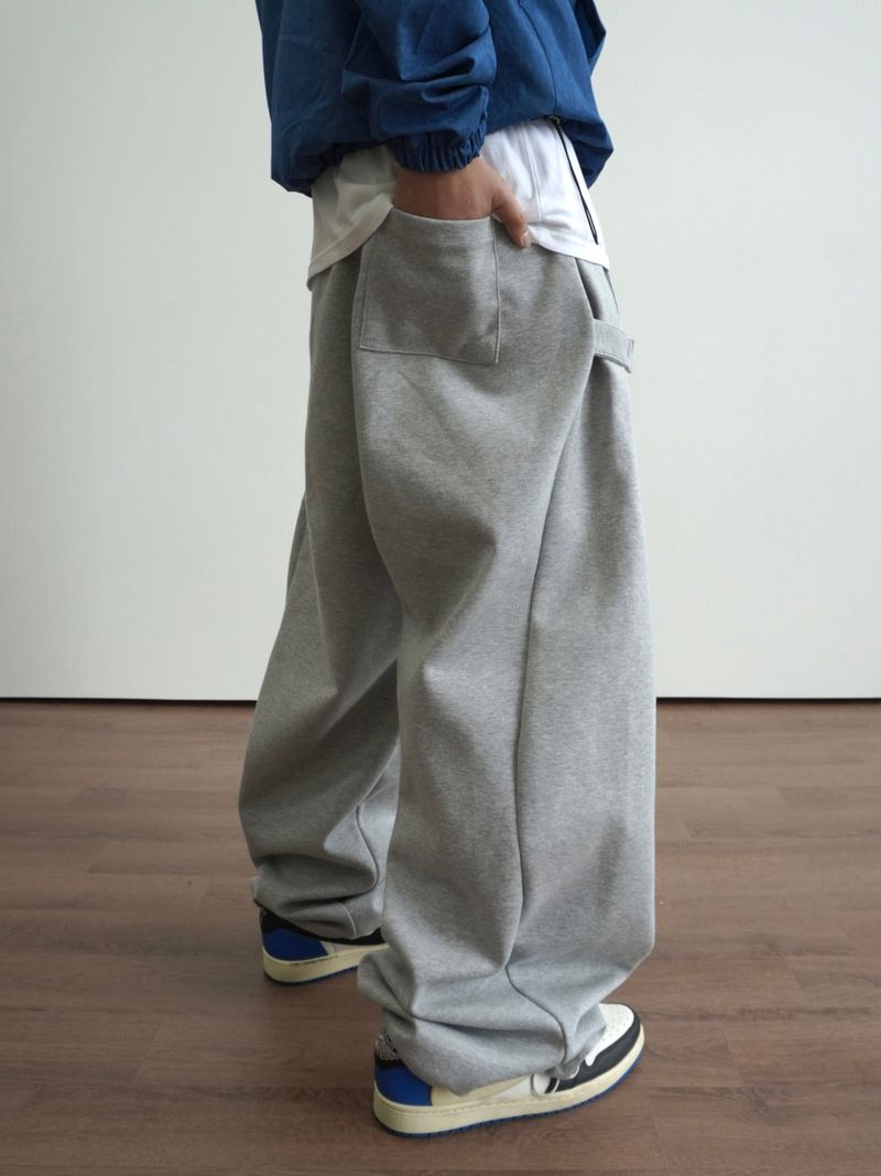 Pinch Side Snap Sweat Pants 6C