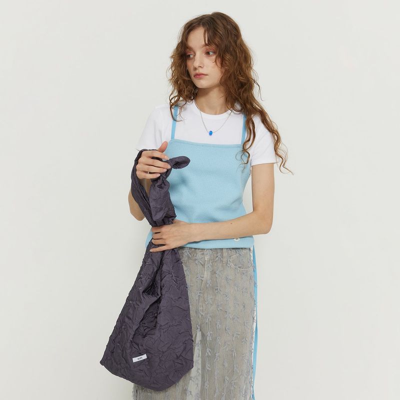 Rose knot bag_grey