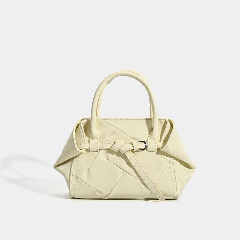 Minimal Quilted Dumpling Tote Shoulder Bag