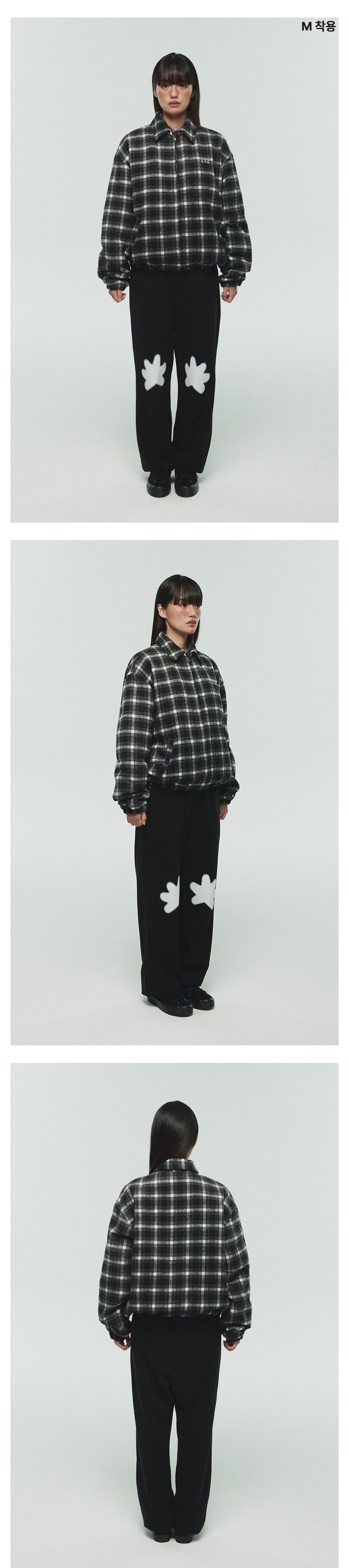 ITZ MINI LOGO CHECK JAR BLOUSON JACKET