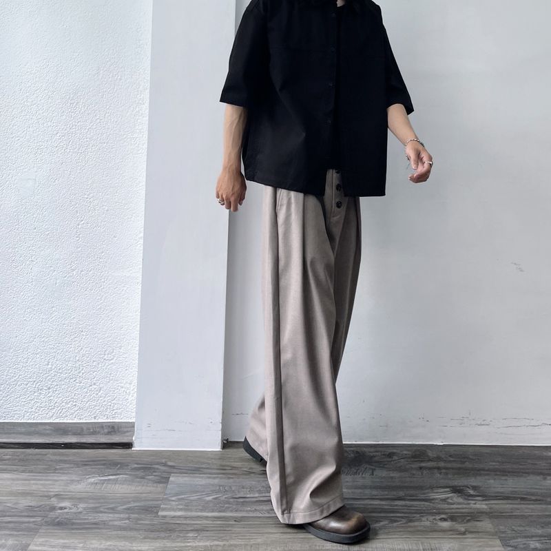 Fog Grey Volume Pants