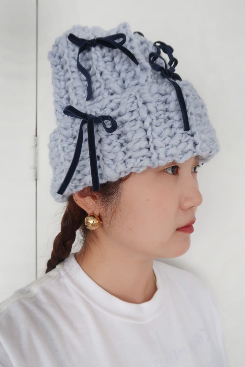 Ribbon beanie