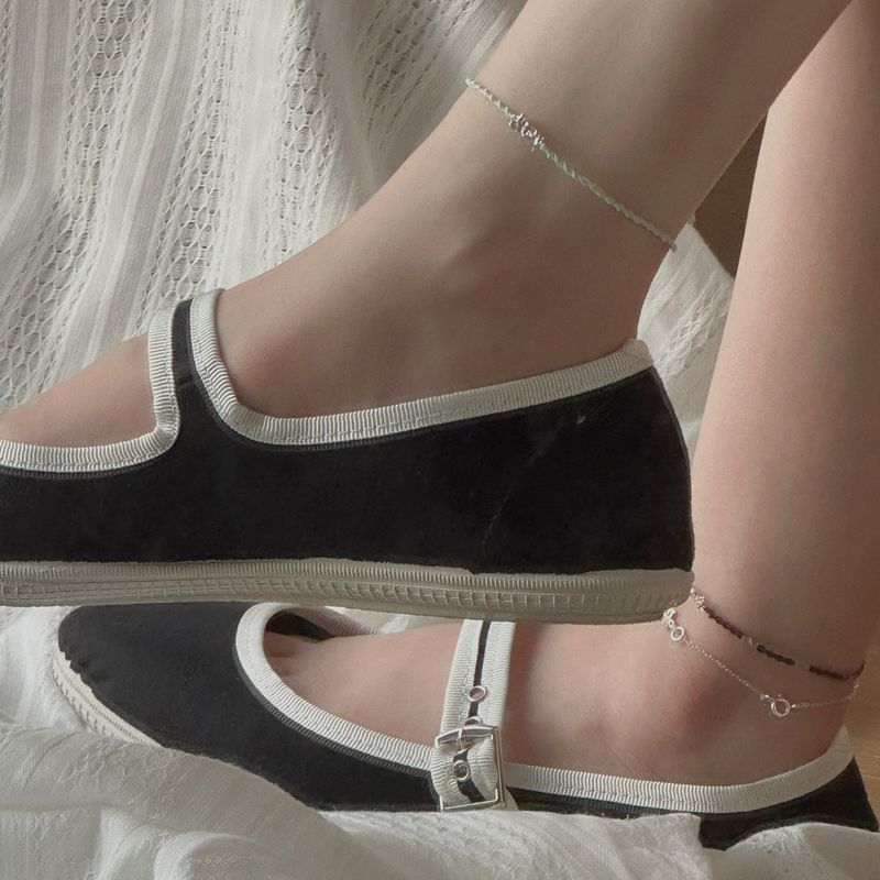 Wave handmade wish Anklet (8color)