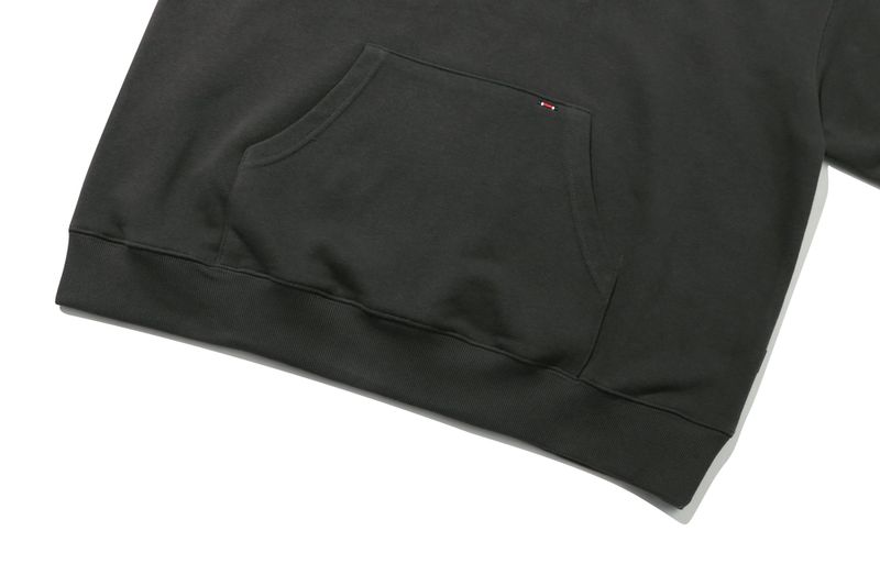 RECENT LOGO FLOWER HOODIE_CHARCOAL