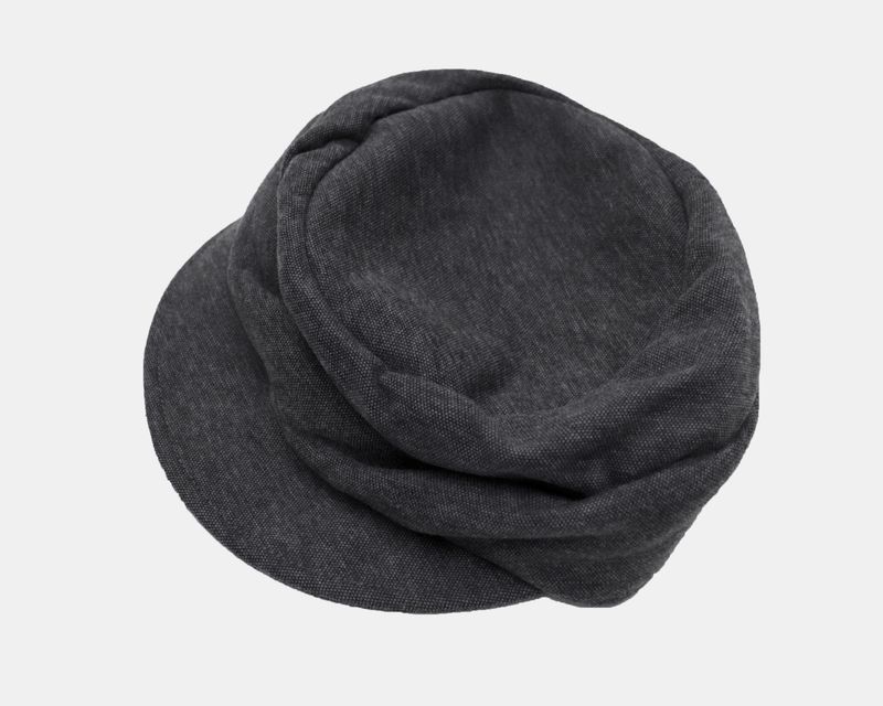 Neran Wool Pleated Cap Hat