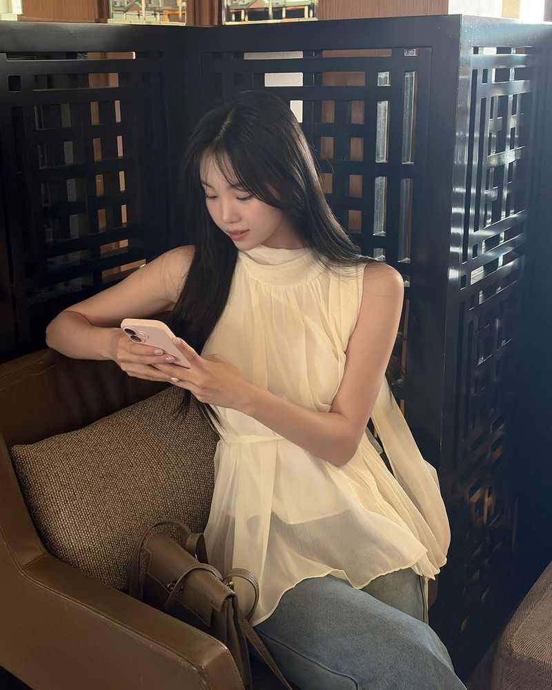 Wingzn chiffon blouse