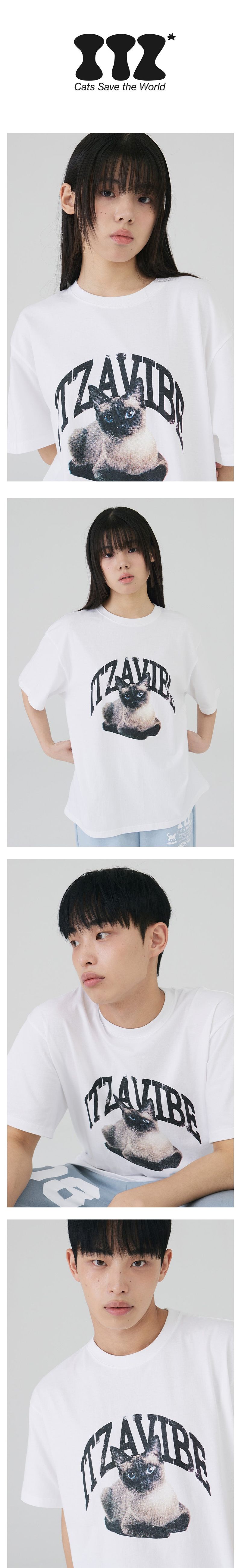 SIAMESE CAT VINTAGE LOGO T SHIRT