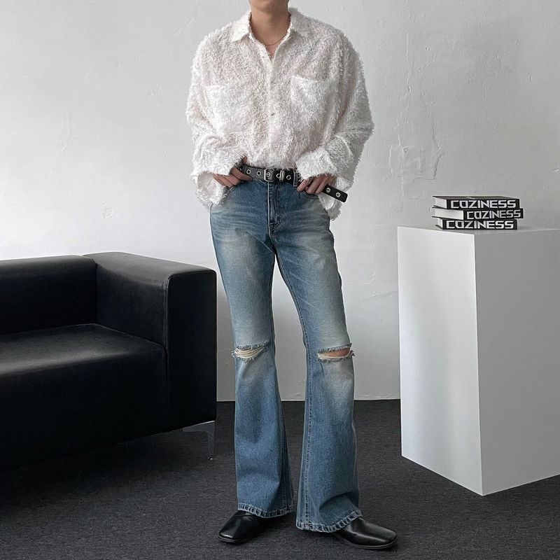 CR Adele Mohair Cropped Shirt (2 colors)