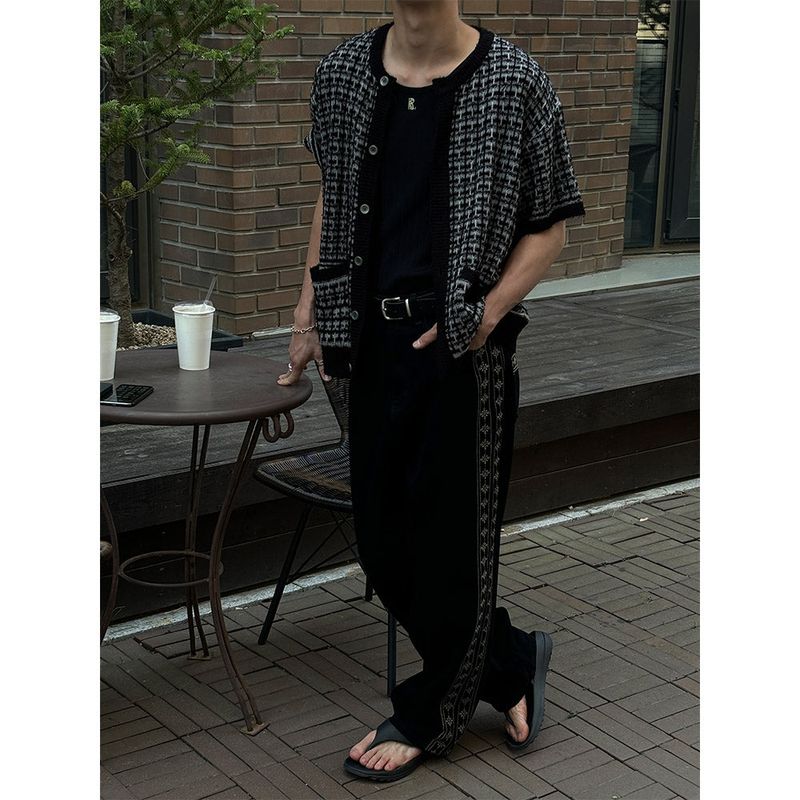 [S/S] Tweed half knit cardigan(3color)