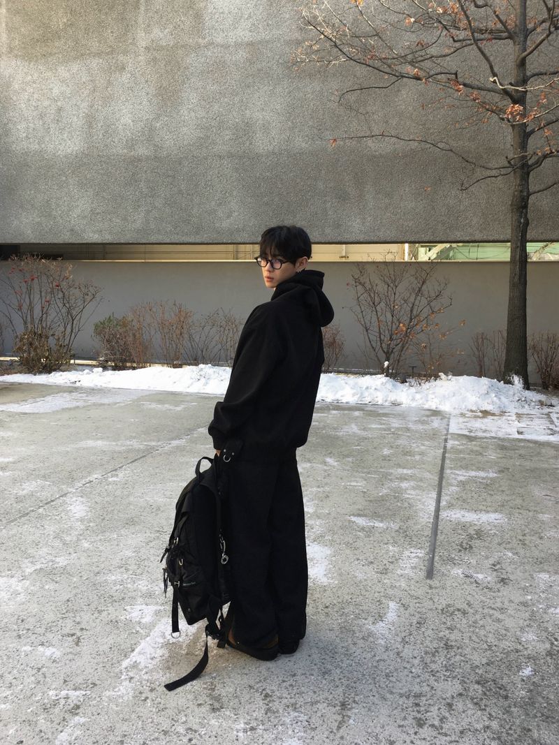 [SET] Momon Golden Pullover Hoodie + Pintuck Wide Pants 4C