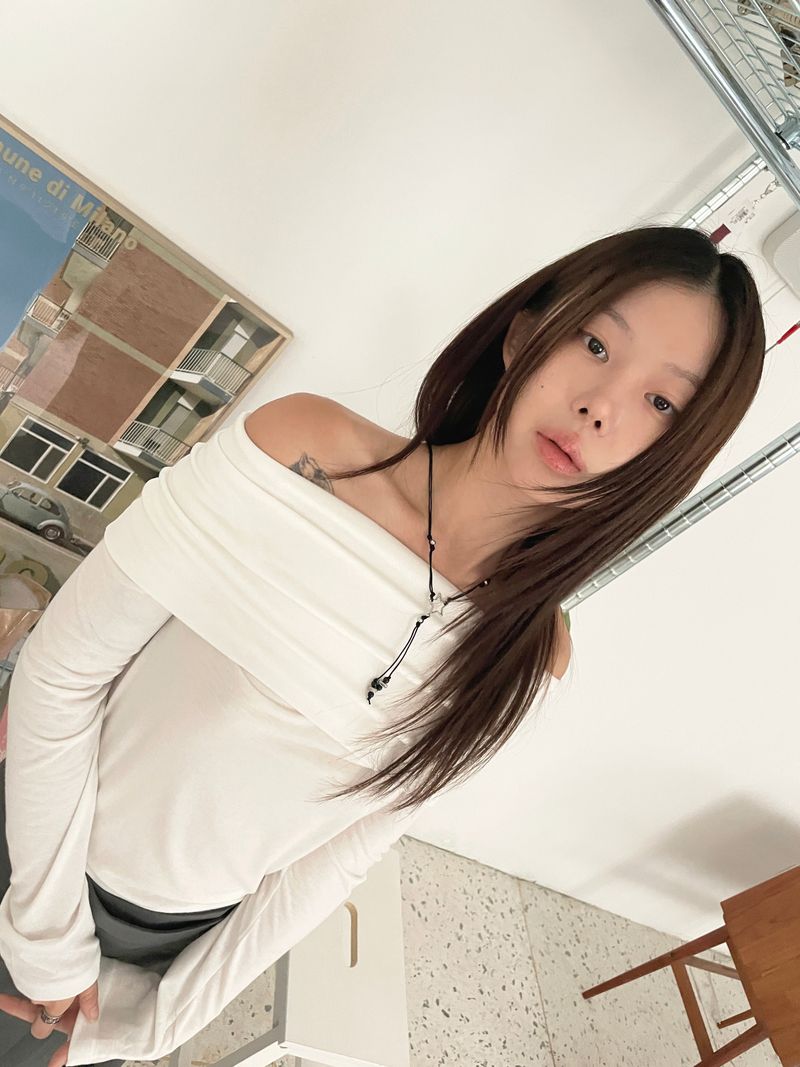 Star Outline Cord Necklace