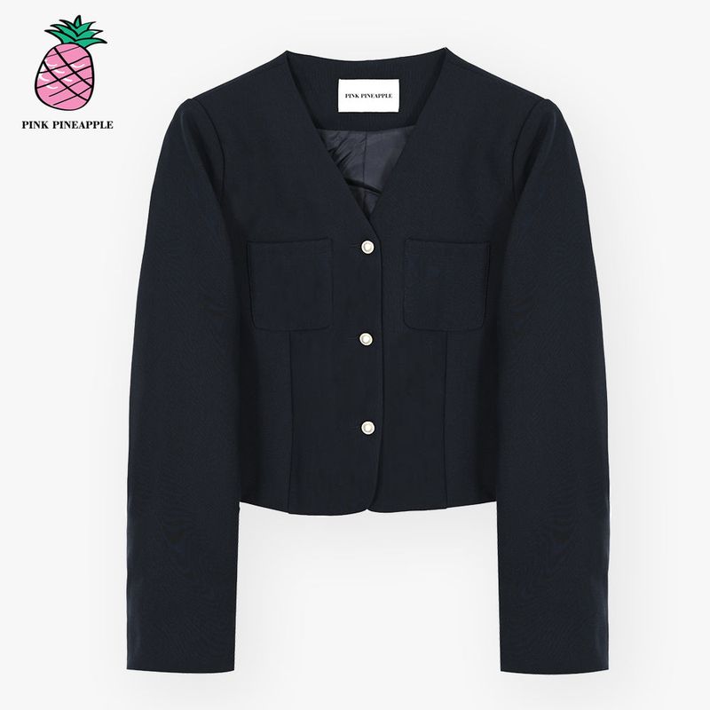 V-NECK JACKET (2COLOR)