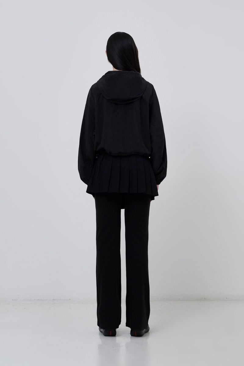 KIRSH プレーンインクシジョンウーブンウインドブレーカー [BLACK]