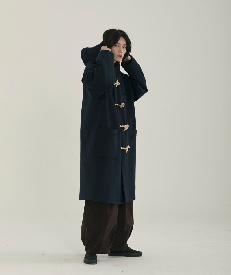 unisex duffle coat navy