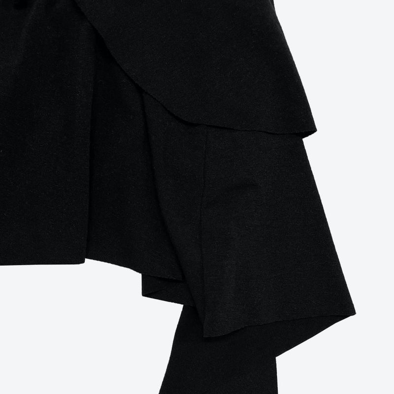 Kehi unbalanced mini skirt