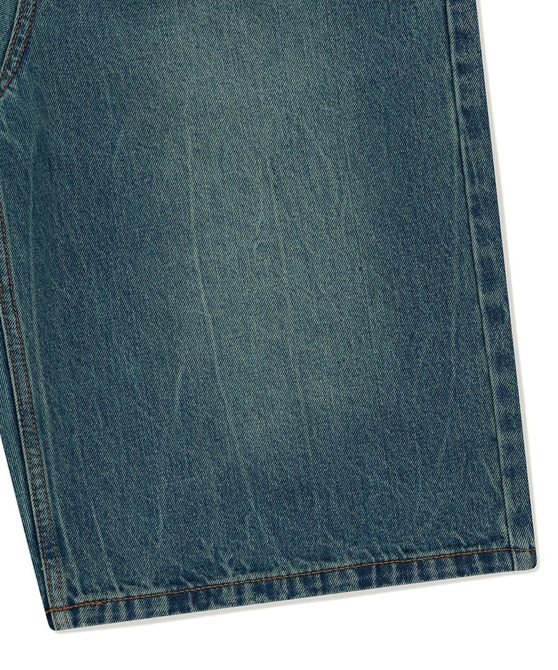 MUD WASHING DENIM SHORT