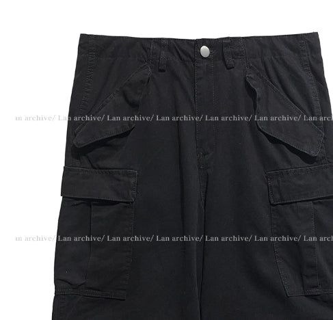 Utility Washing Wide Cargo Pants