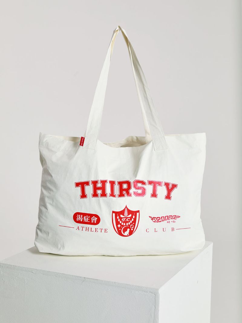Thirsty Club（サースティー クラブ）の「アスリートタイベックエコバッグ（バッグ）」