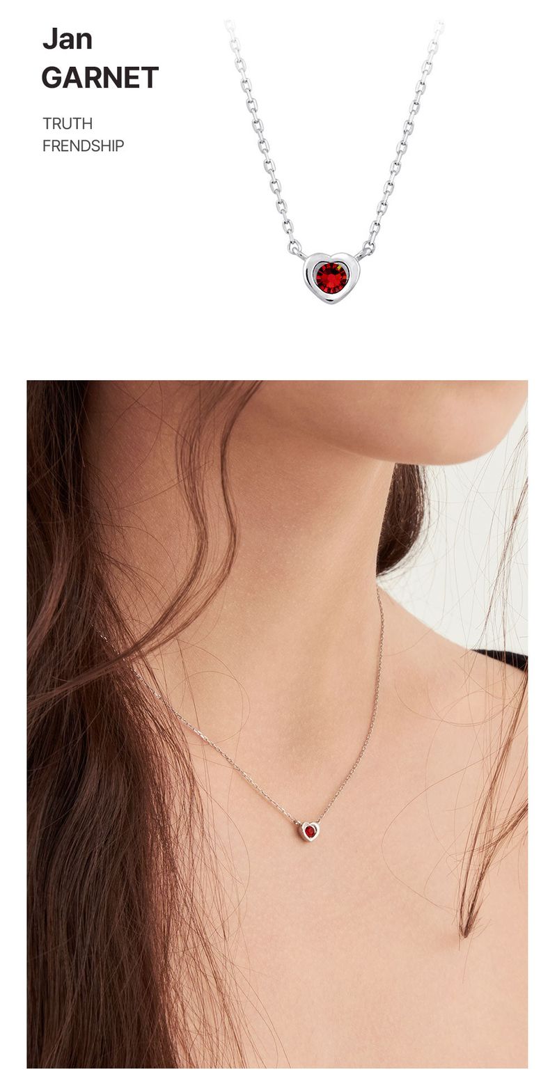 My Birthstone Necklace (12 color)