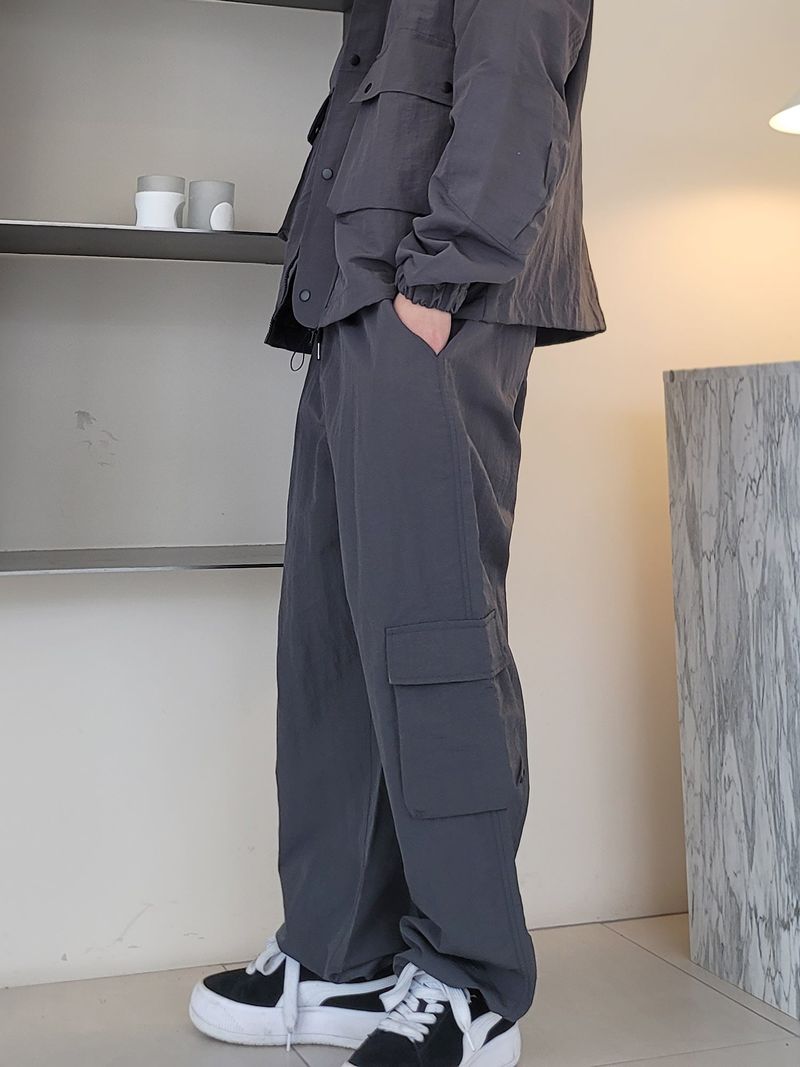 Log Cargo Wide Pants 3color