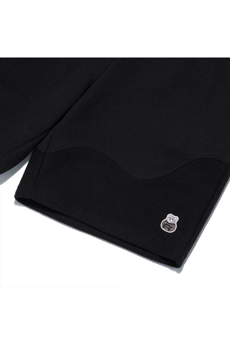 Reverse Bear Patch Shorts_Black