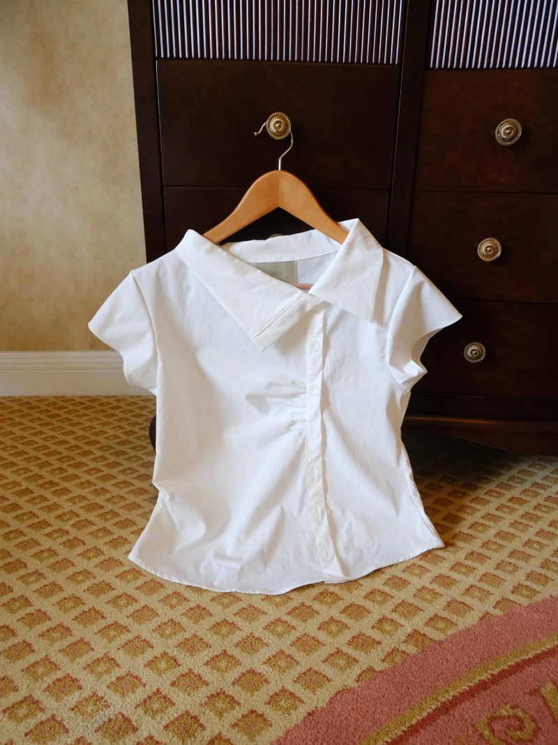 unbal collar sht