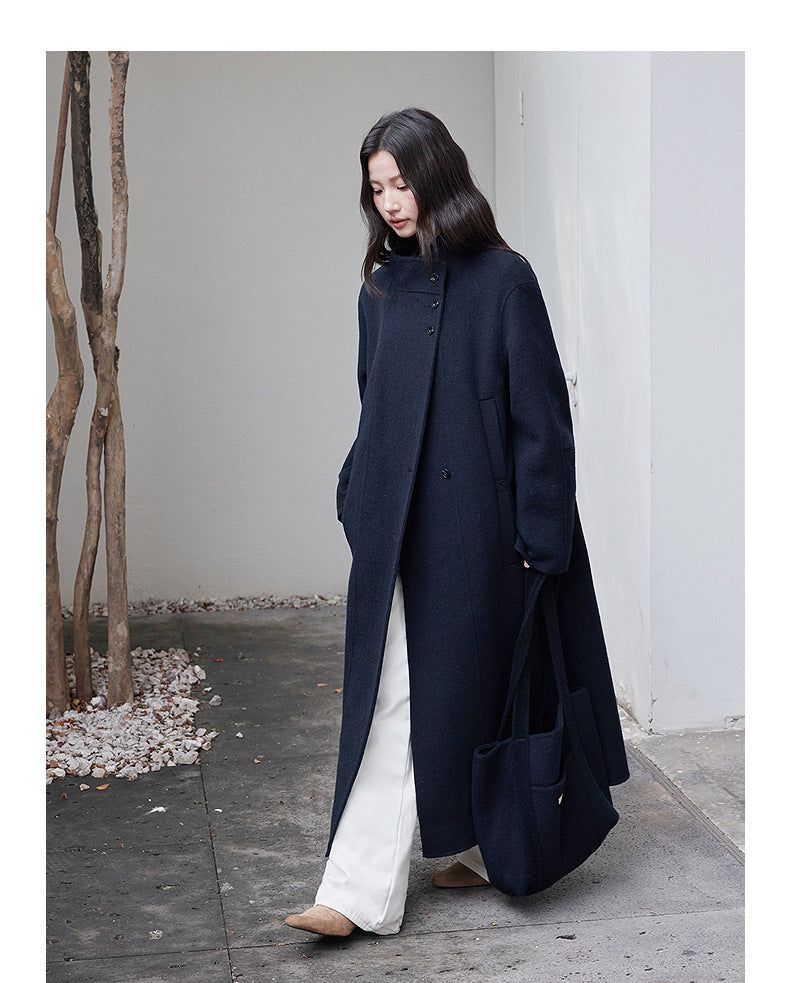 London Museum Double-face Wool Long Coat
