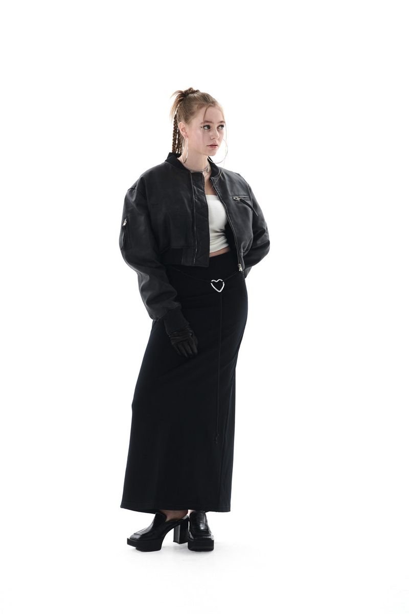 VINTAGE LEATHER JUMPER
