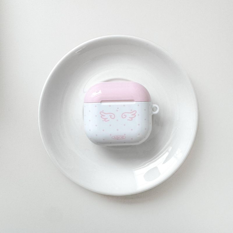 PINK ANGERLCORE Airpods Case