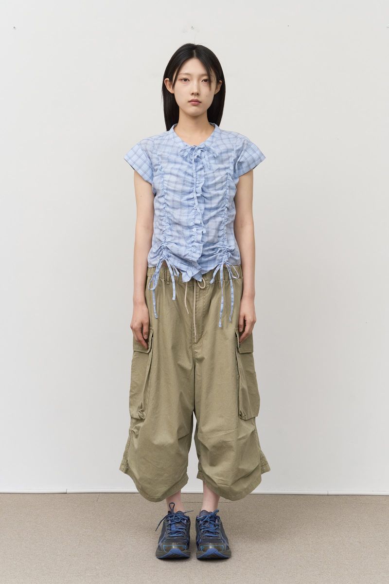 (W) Fable Shirring Blouse