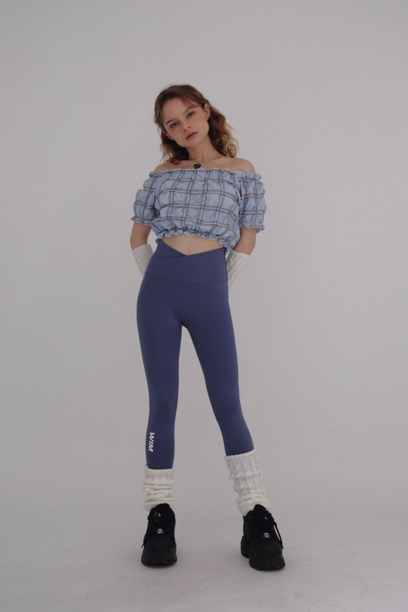 WIM(ダブリューアイエム)の「DOUBLELAP LEGGINGS- indi blue(Pants)」