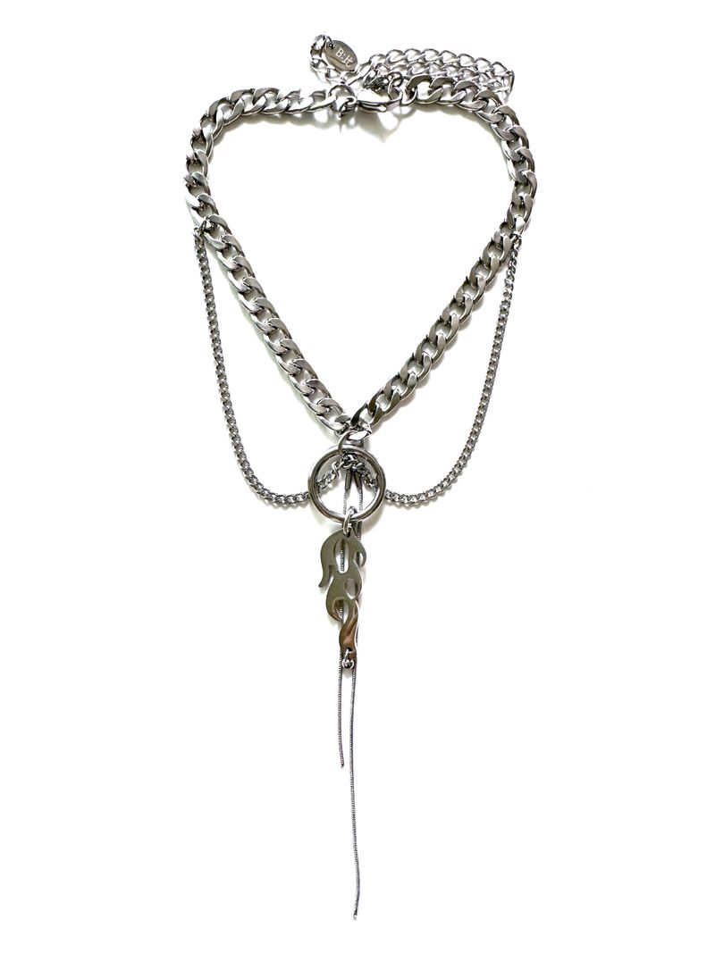 BUZZERBE(ブザービー)の「fire cape necklace(Accessories)」