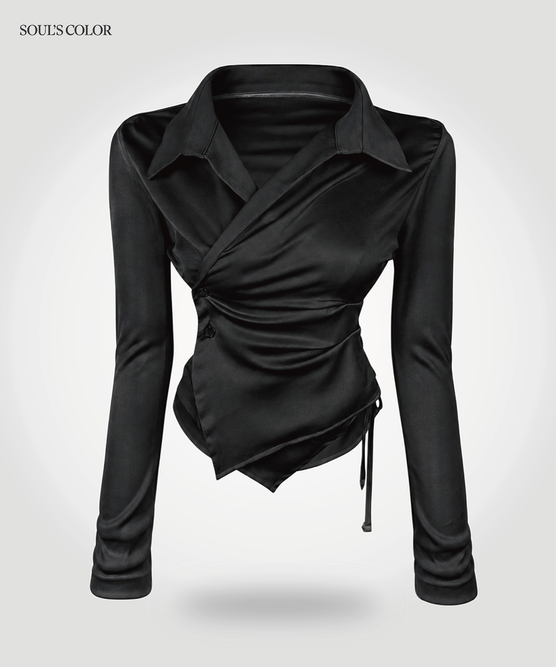 Blair Satin Blouse (3color)