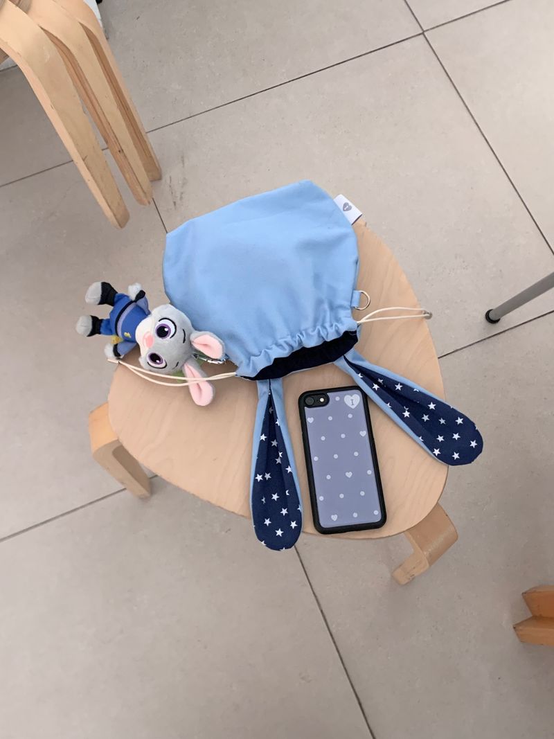 Bunny bag - Blue star