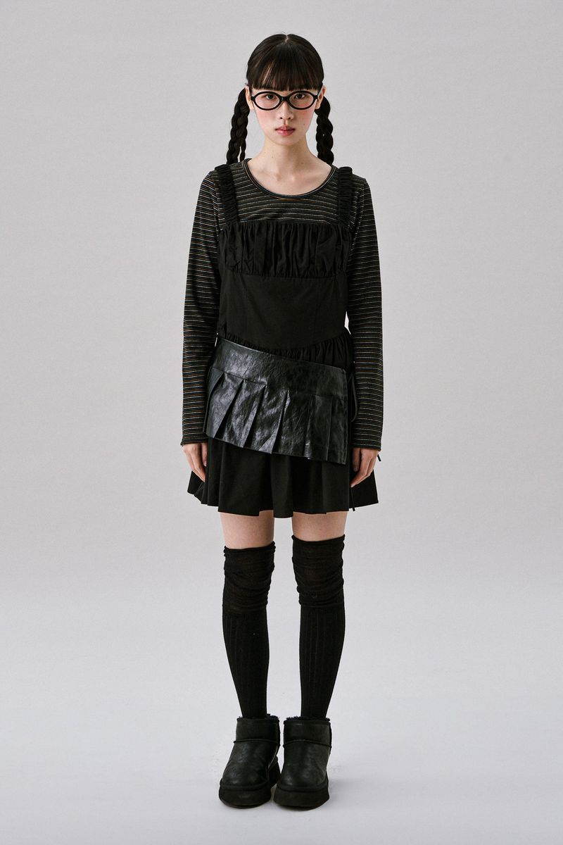 Leather Skirt Belt [Black]