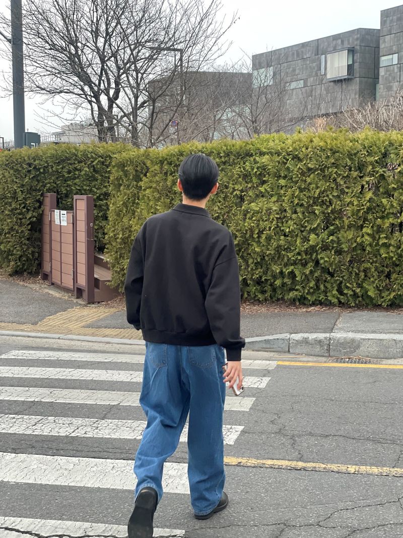 Melange twoway jacket