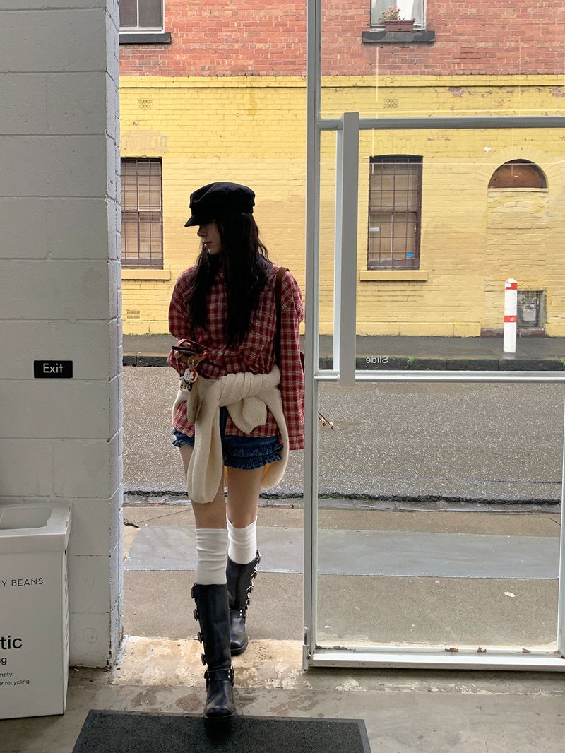 [MADE] Mohalf Tartan Checkered Shirt