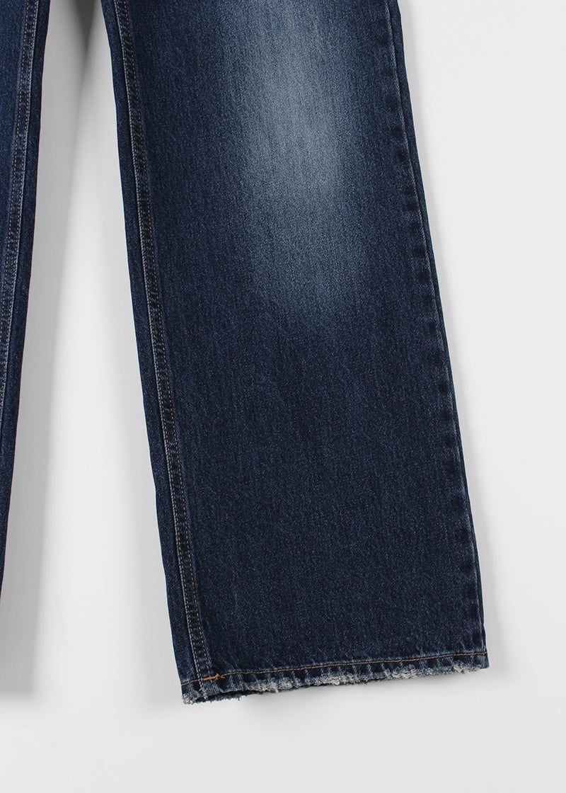 LOW BRUSH STRAIGHT DENIM