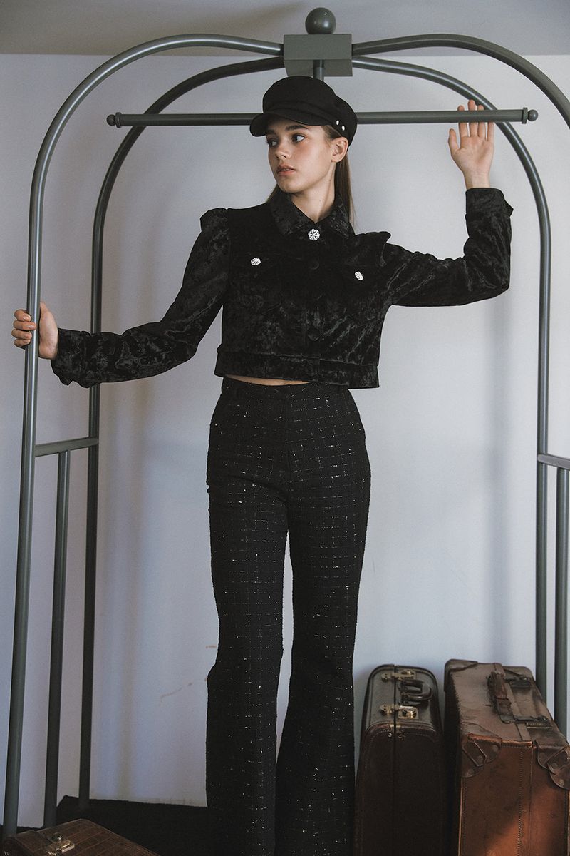 Velvet Jacket Black