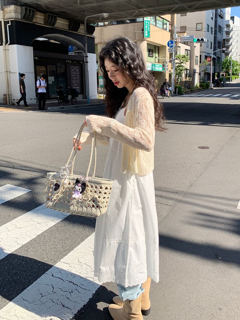TRENDY APPAREL（トレンディー アパレル）の「[MADE] Elson Summer Crochet Cardigan（Tops）」