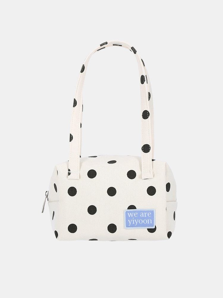 we are yiyoon（ウィアーイユン）の「Handy pouch (ivory dot)（Bags）」