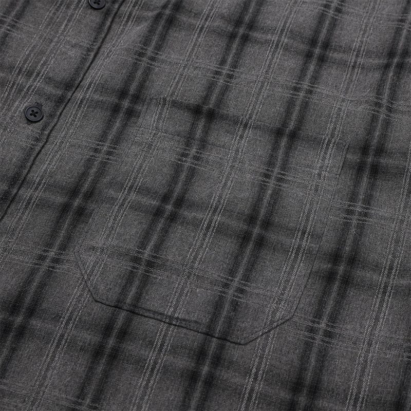Lucent pigment over check shirt